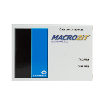 Macrozit 500mg. 3 tablets