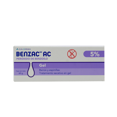 Benzac AC 5% gel 60 gr.