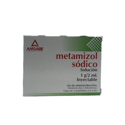 Sodium metamizole 1 gr. 3 vials