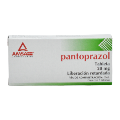 Pantoprazol 20 mg. 7 tablets