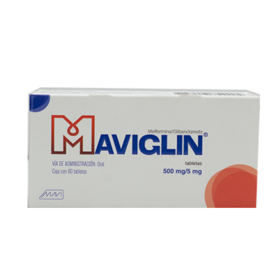 Maviglin 500mg/5mg. 60 tablets
