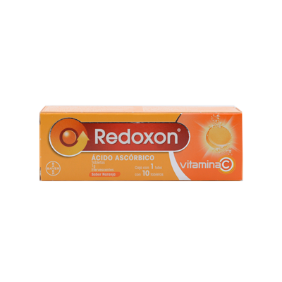 Redoxon 1 gr. 10 tablets. Orange flavor