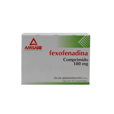 Fexofenadina 180 mg. 10 tablets