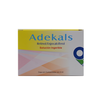 ADEKALS 3 AMP C/ 3 ML OFFENBACH