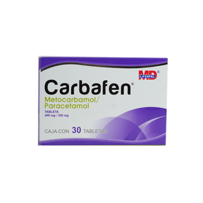 Carbafen 400mg/350mg. 30 tablets