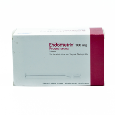 Endometrin 100mg. 21 tablets