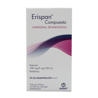 Erispan Compound 100 mg./5 mg. Solution 60 ml.