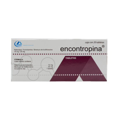 Encontropina 10 mg./20 mg. 20 tablets