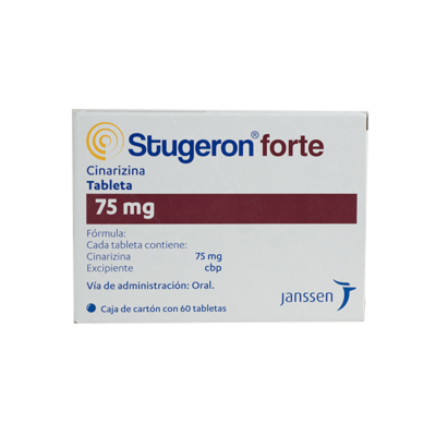Stugeron Forte 75mg. 60 tablets