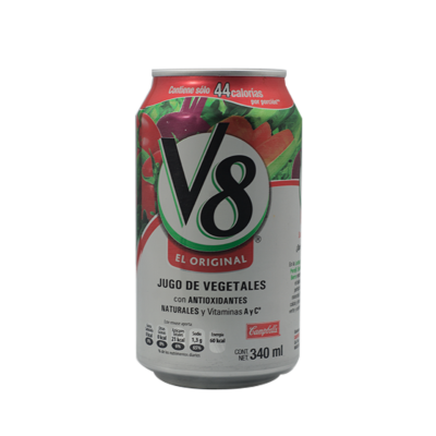 Original V8 Vegetable Juice 340 ml. Can.