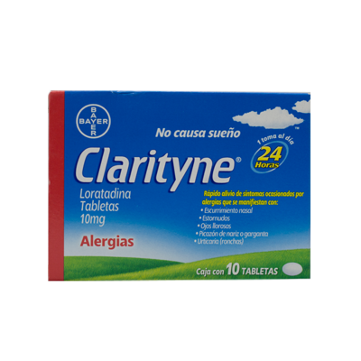 Clarityne 10 mg. 10 tablets