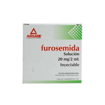 Furosemide 20 mg. 5 vials