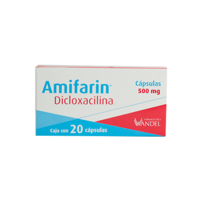 Amifarin 500 mg. 20 capsules