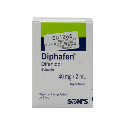 DIPHAFEN INY 40 MG C/ 2 Ml/Sol QUIMICA SONS