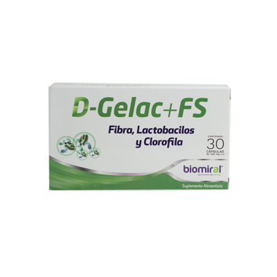D-Gelac+FS 495mg. 30 capsules