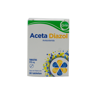 Aceta Diazol 250 mg. 30 tablets