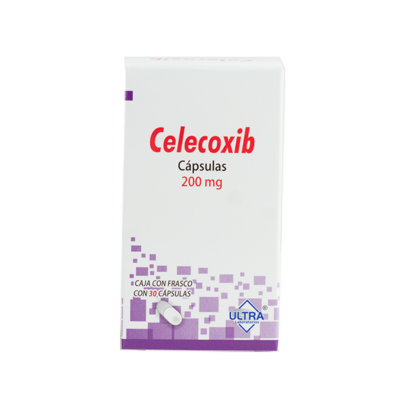 Celecoxib 200 mg. 30 capsules.