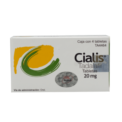 Cialis 20 mg. 4 tablets