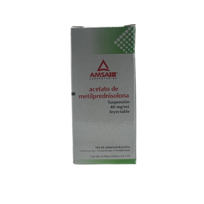 Methylprednisolone 40 mg. 1 vial