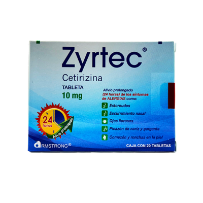 Zyrtec 10mg. 20 tablets
