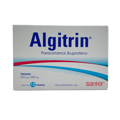 Algitrin 325 mg./200 mg. 12 tablets