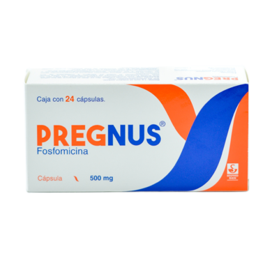 Pregnaus 500mg. 24 capsules