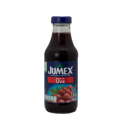 Jumex Grape 450 ml. Glass.