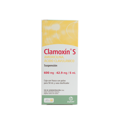 Clamoxin S oral suspension 50 ml.