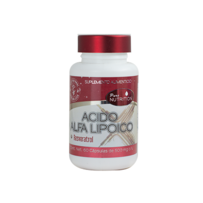 Alpha Lipoic Acid 500 mg. 60 capsules