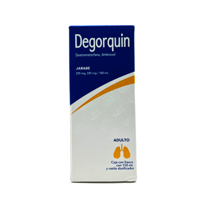 Degorquin Adult 225 mg./225 mg. Syrup 100 ml.
