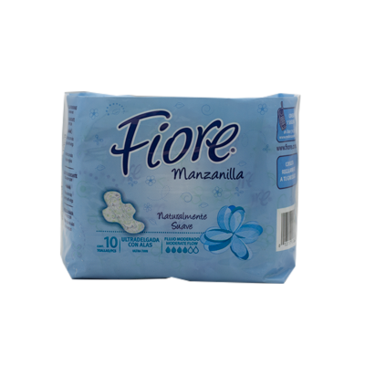 Ultrathin Feminine Towels with Wings 10 pcs. Fiore.