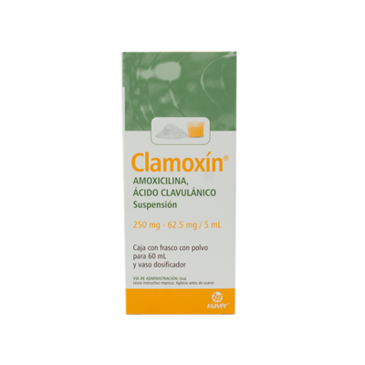 Clamoxin oral suspension 60 ml.