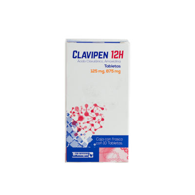 Clavipen 125mg/875mg. 10 tablets