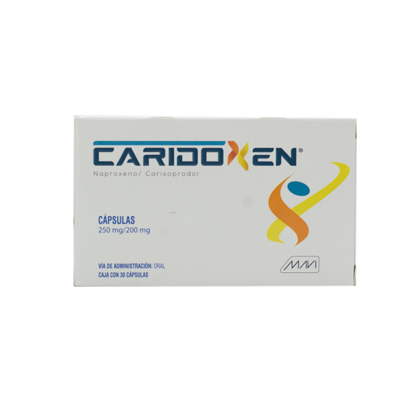 Caridoxen 250/200 mg. 30 capsules