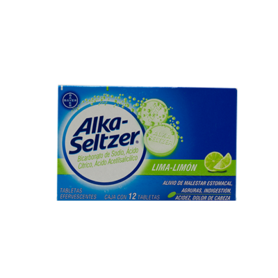 Alka-Seltzer Lemon Lime 12 effervescent tablets