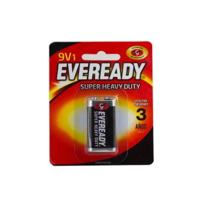 Eveready 9V battery 1 pc.