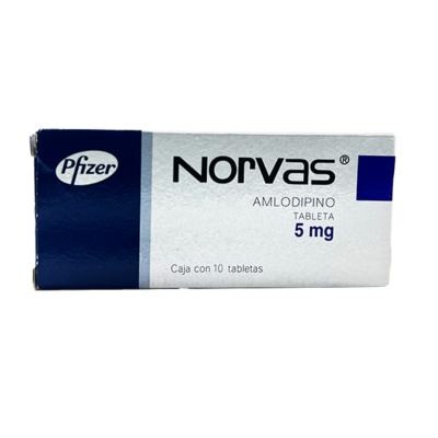 Norvas 5 mg. 10 tablets