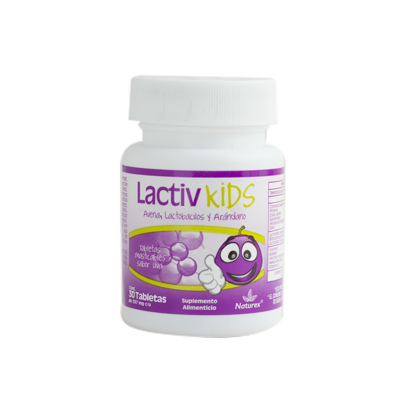 Lactiv Kids 30 tablets. grape flavor