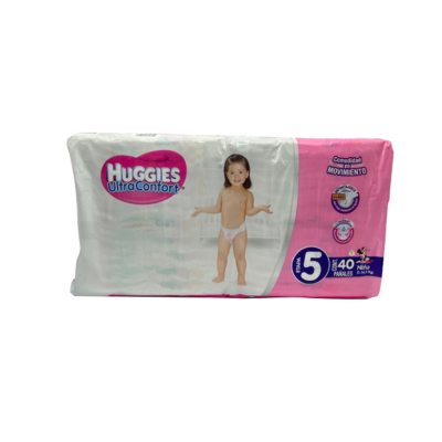Huggies UltraConfort Girl Diaper Size 5 11/14 40 ct.