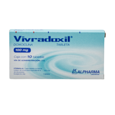 Doxiciclina 100 mg. 10 tablets