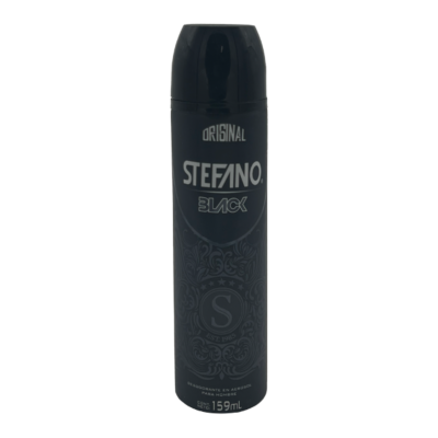 Stefano Black Aerosol Deodorant 159 ml.