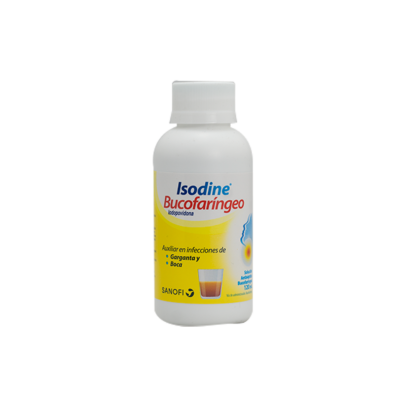 Isodine oropharyngeal solution 120 ml