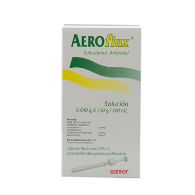 AEROFLUX .040/.150G/100 ML C/ 120 ML SOL SANFER
