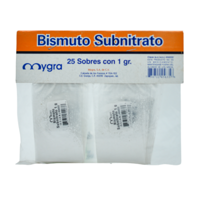 Bismuth 1 gr. 25 packets
