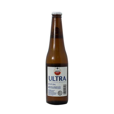 Amstel Ultra Beer 355 ml. Bottle.