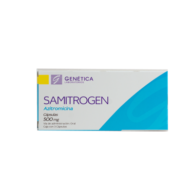 SAMITROGEN 500 MG C/ 3 CAP GENETICA
