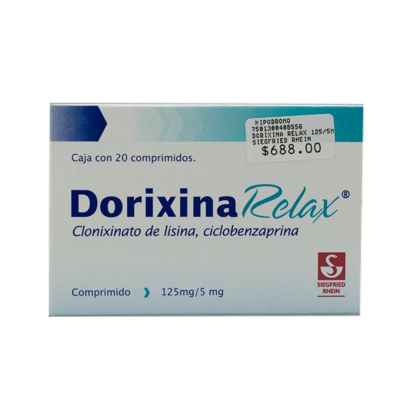 DORIXINA RELAX 125/5 MG C/ 20 CPR SIEGFRIED RHEIN
