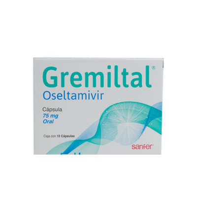 Gremiltal 75 mg. 10 capsules