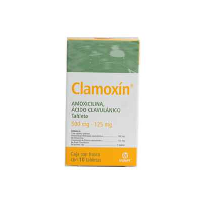 Clamoxin 500 mg./ 125 mg. 10 tablets