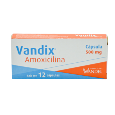 AMOXICILINA VANDIX 500 MG C/ 12 CAP WANDEL